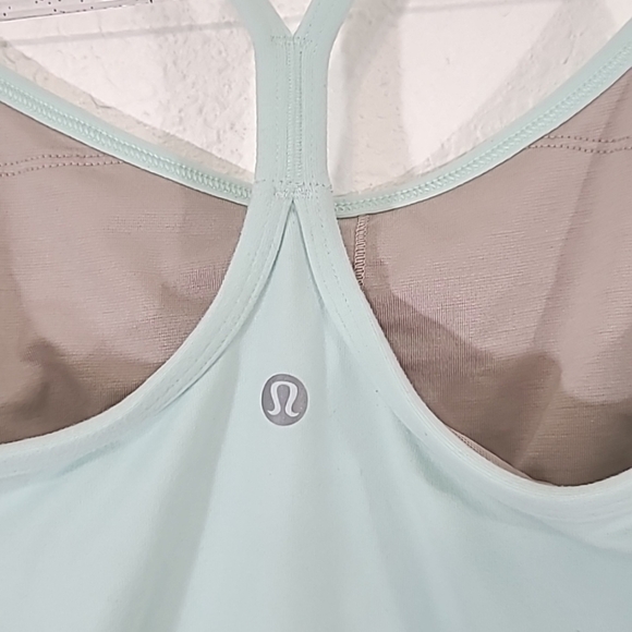 LULULEMON Light Green Strappy Tank, size 4 - Picture 4 of 6
